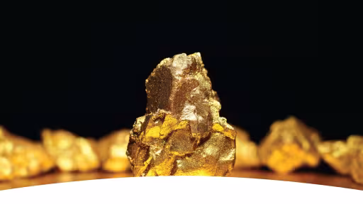 Refined gold nuggets